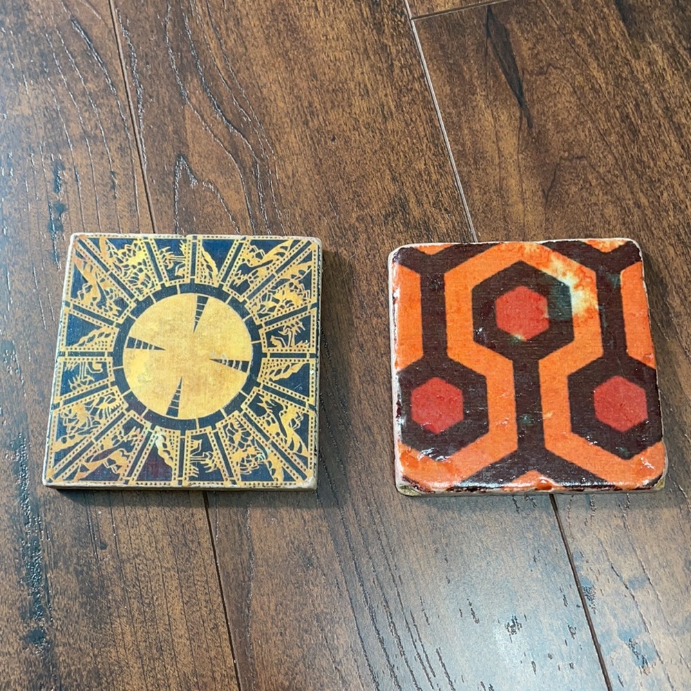 Handmade Horror Coasters Psychological Thriller Gore